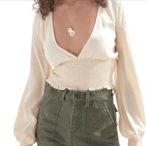 Urban outfitters cream top